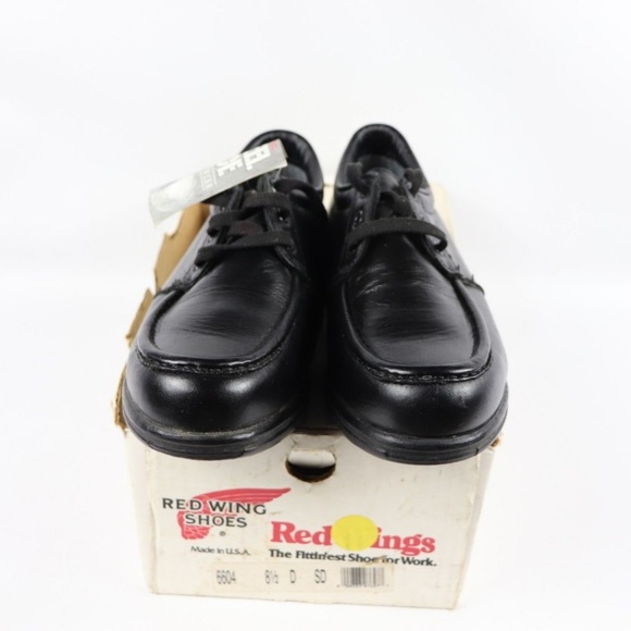 Vintage New Red Wing Shoes Moc Steel Toe Shoes 8.5 main image 2
